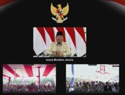 Resmikan 3.395 Jembatan dan 3.000 Sumber Air Bersih, Prabowo: Bukti TNI/Polri Berbakti untuk Rakyat